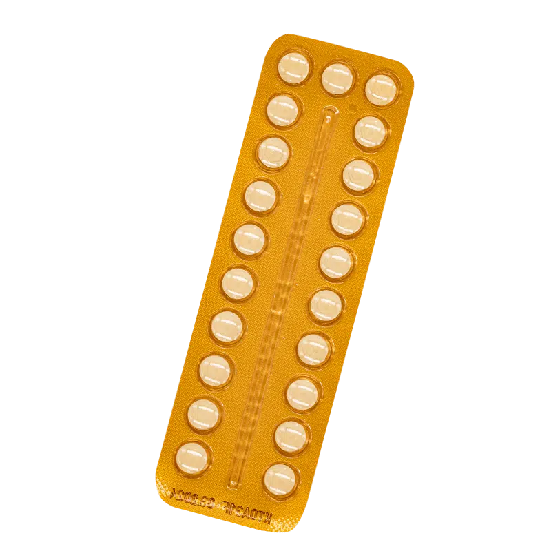Blister strip of Yasmin tablets