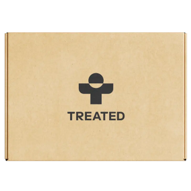Treated delivery box